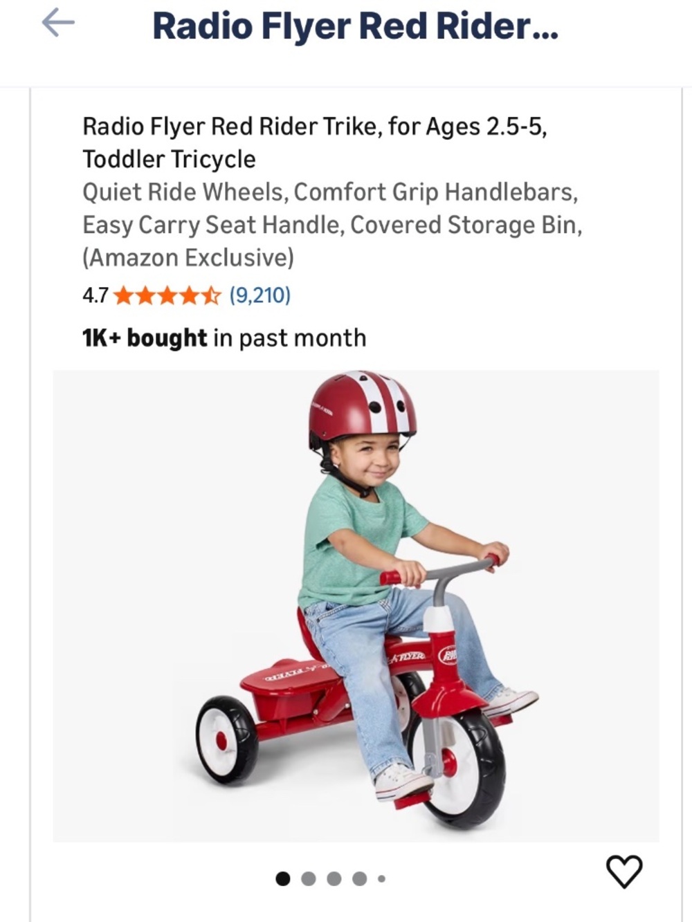 new radio flyer trike